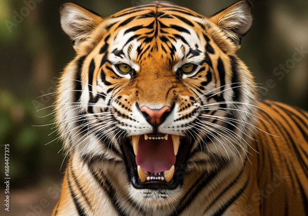 Obraz A wild tiger in nature