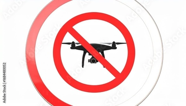 Obraz No Drones Allowed Sign