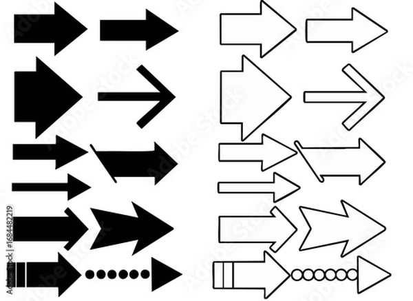 Fototapeta シンプル矢印