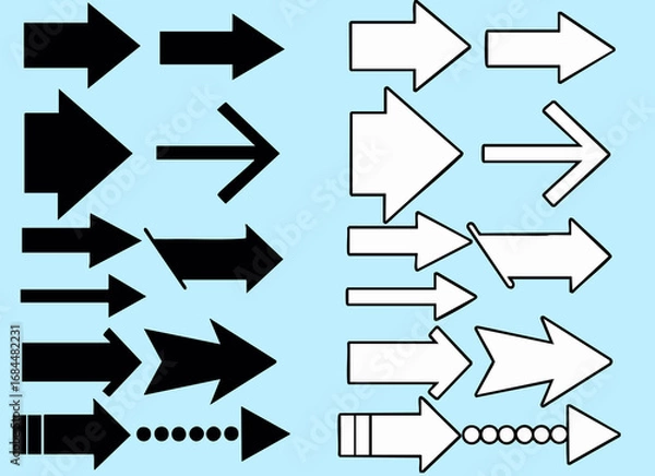 Fototapeta シンプル矢印