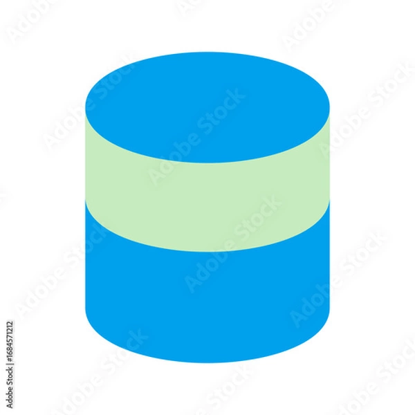 Fototapeta database duo tone icon