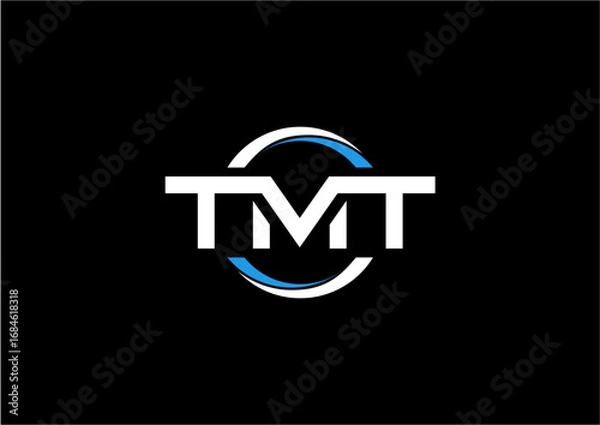 Fototapeta TMT Letter Initial Logo Design