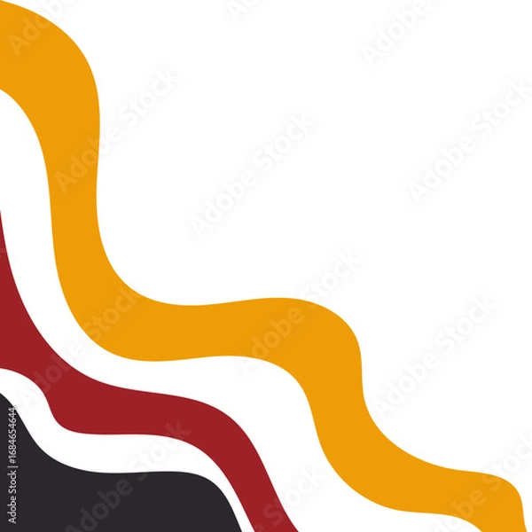 Obraz Abstract Wave Line Corner