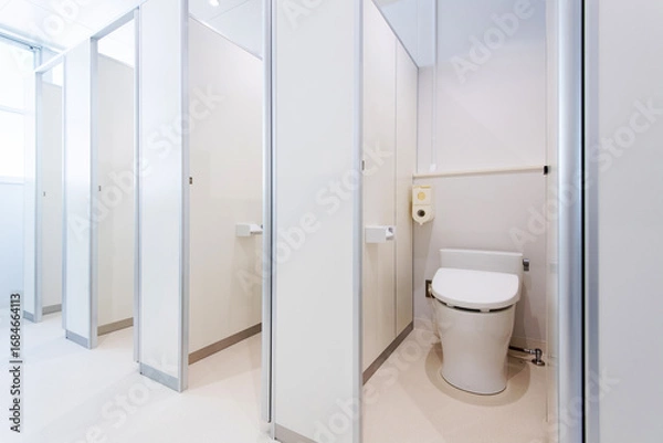 Obraz 清潔感のある新しいトイレ