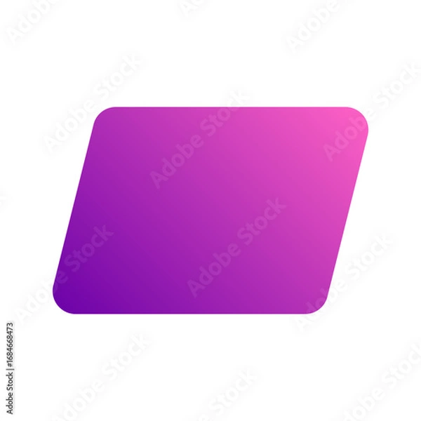 Fototapeta parallelogram gradient icon