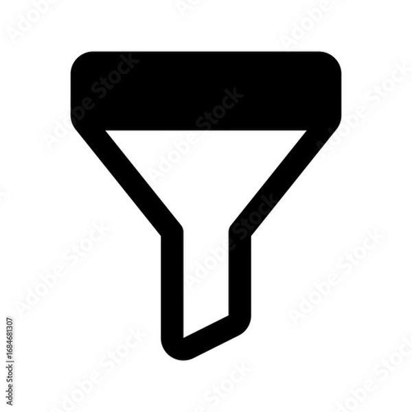 Fototapeta filter line icon