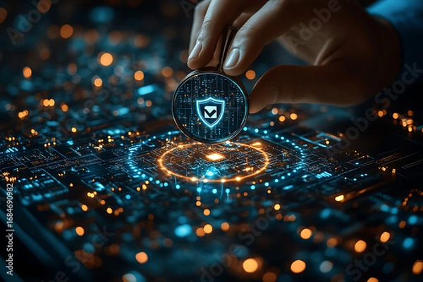 Obraz Digital Secrity