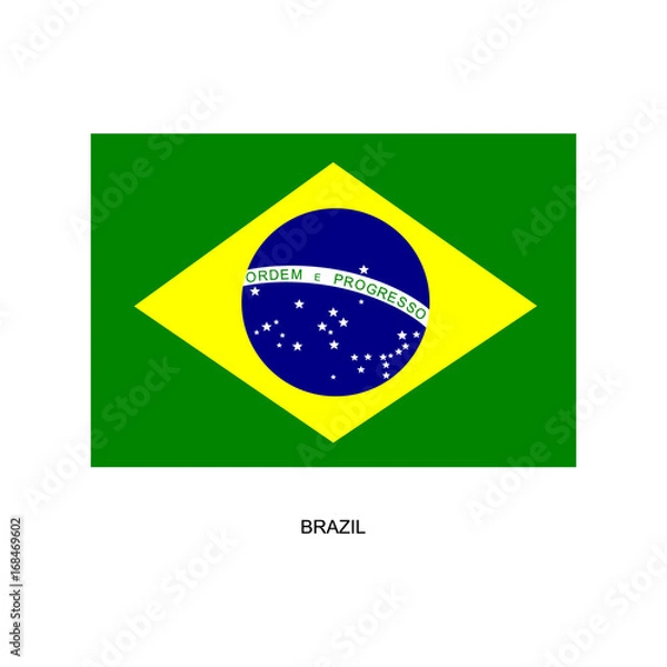Obraz Brazil Flag