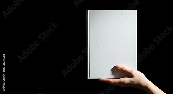 Obraz 闇夜に浮かぶ、白い本の約束