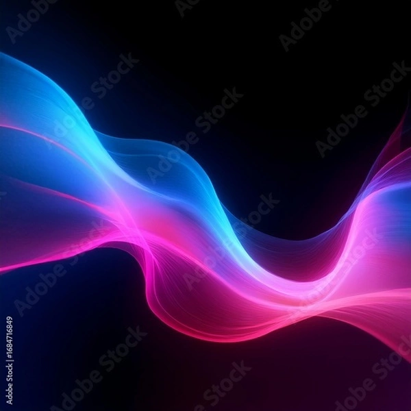 Fototapeta Colorful sphere abstract gradient with backlight background wallpaper banner for posters or banners