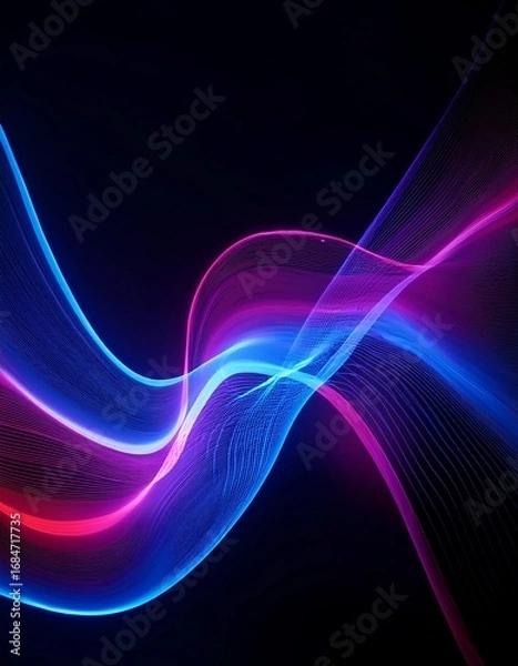 Obraz Colorful sphere abstract gradient with backlight background wallpaper banner for posters or banners