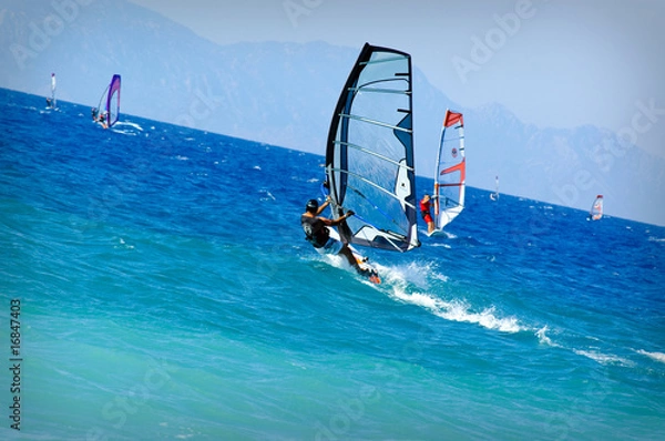 Fototapeta Rodos windsurfing 1