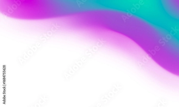 Fototapeta Abstract With A Vibrant Purple And Turquoise Corner