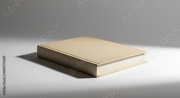 Fototapeta 静謐な光と古書の一冊