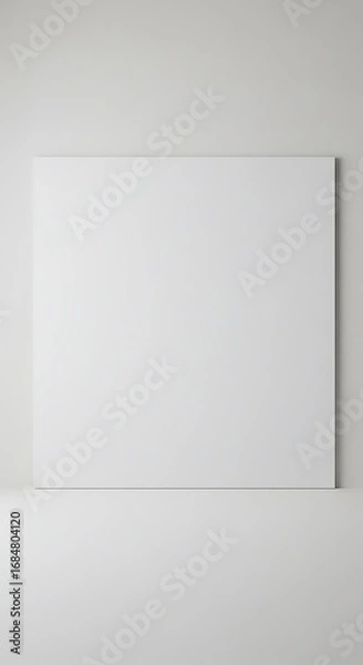Fototapeta 白いキャンバス、静寂の空間
