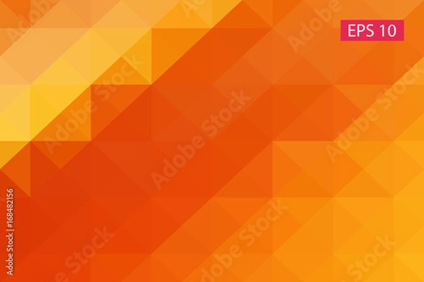 Obraz Abstract geometric background, vector from polygons, triangle, vector illustration, vector pattern, triangular template