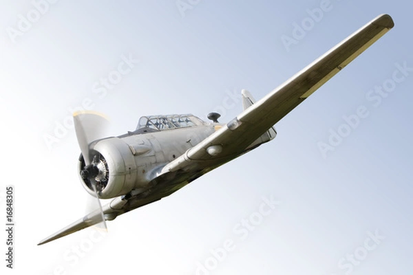 Obraz war propeller fighter plane