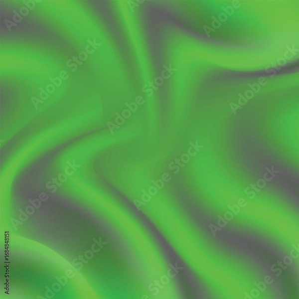 Fototapeta Abstract Green Gradient Fluid Texture