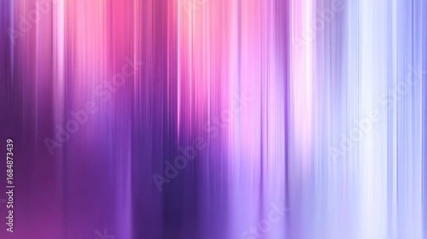 Fototapeta Purple to pink gradient abstract background, blurred vertical lines with minimalist motion blur effect, fresh and modern design for banners, posters, and covers
