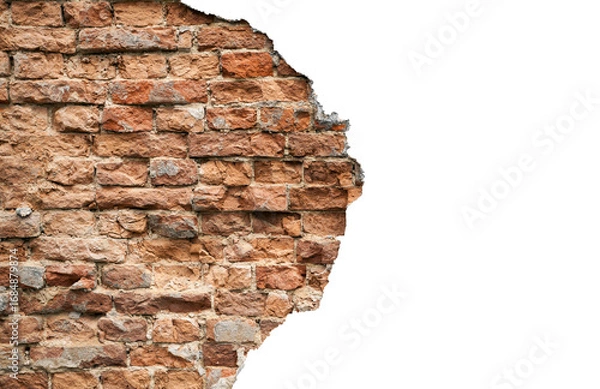Fototapeta a dirty wall texture background on transparent background.
