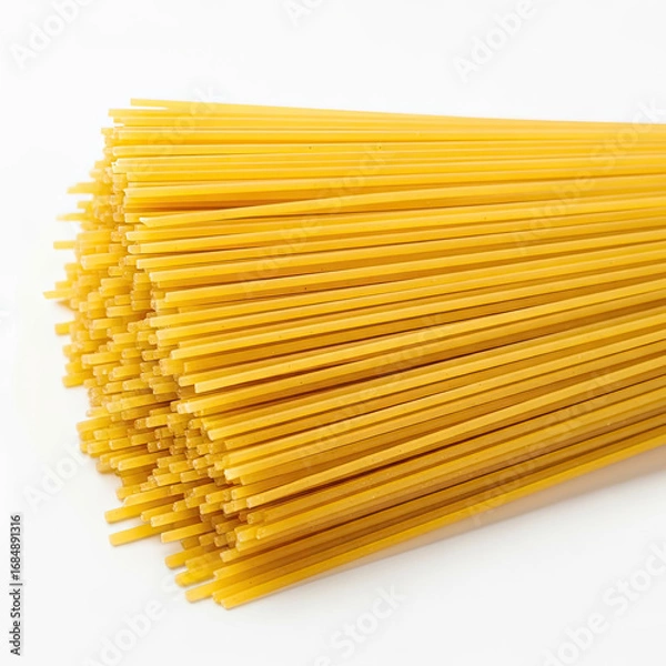 Obraz pasta on white background