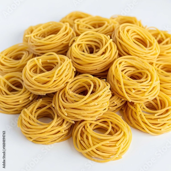 Obraz pasta on white background