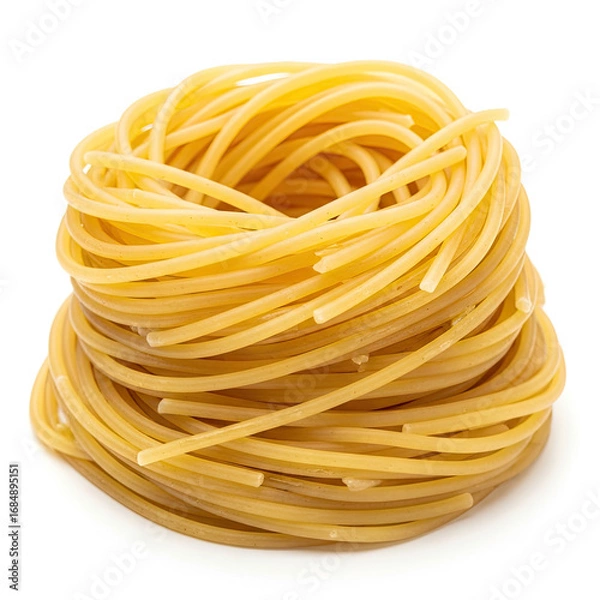 Obraz pasta on white background