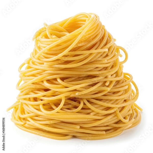 Obraz pasta on white background