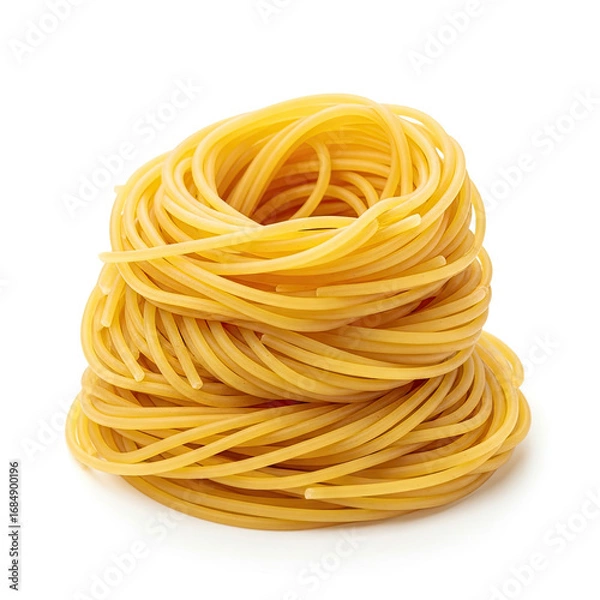 Obraz pasta on white background