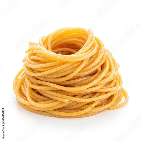 Obraz pasta on white background