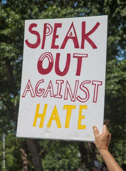 Obraz Speak Out Against Hate