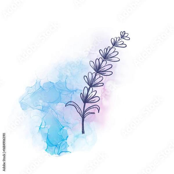 Obraz abstract floral background