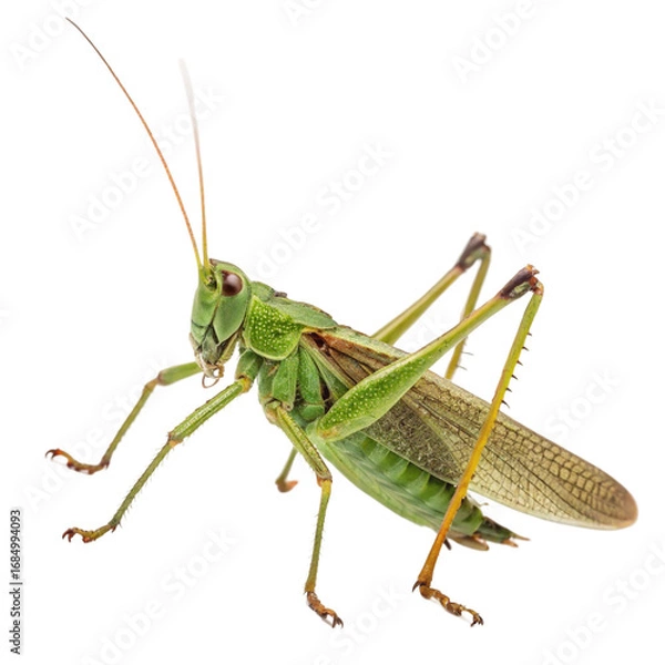 Fototapeta Grasshopper isolated on transparent background  
