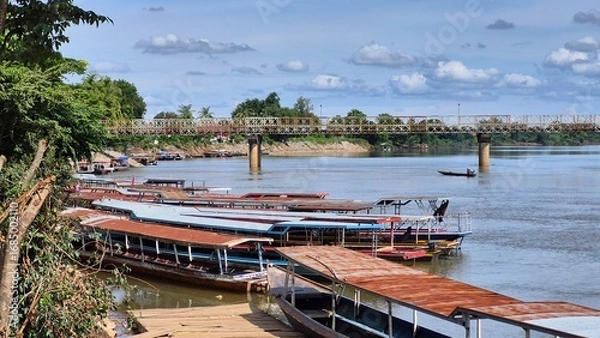 Obraz boats on the river