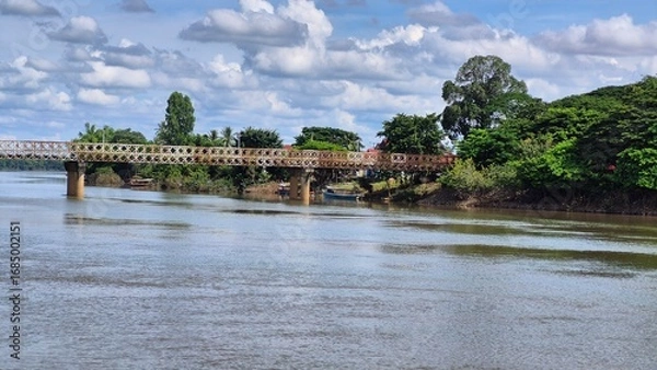 Obraz A bridge over a river in 