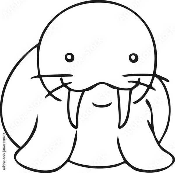 Fototapeta 바다사자01_선화_물개_바다표범_마나티_듀공_물범