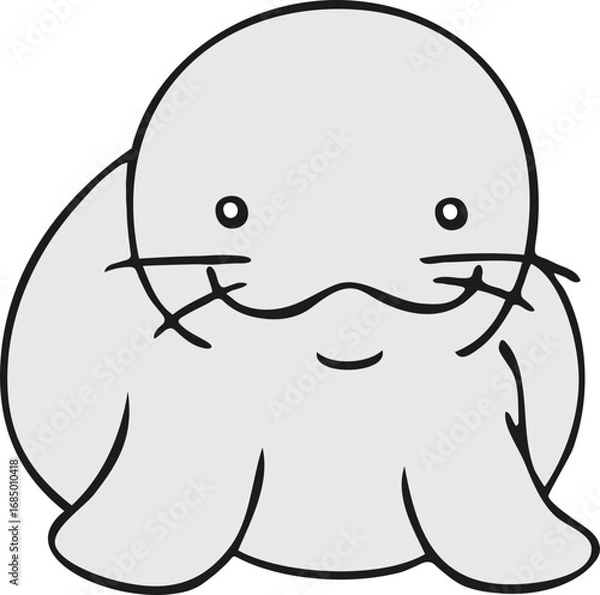 Fototapeta 바다사자02_물개_바다표범_마나티_듀공_물범