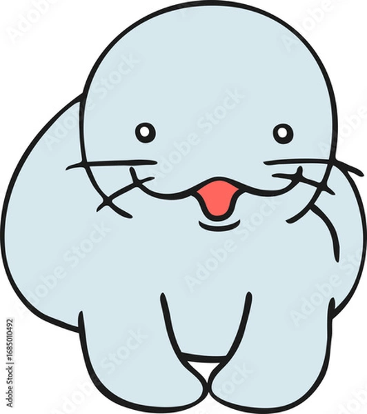 Fototapeta 바다사자04_물개_바다표범_마나티_듀공_물범