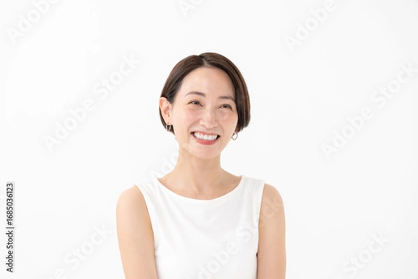 Obraz 女性　笑顔