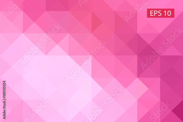 Obraz Abstract geometric background, vector from polygons, triangle, vector illustration, vector pattern, triangular template