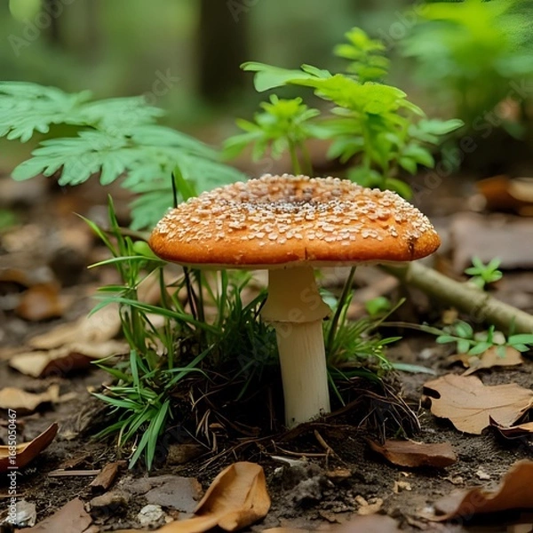 Obraz mushroom in the forest