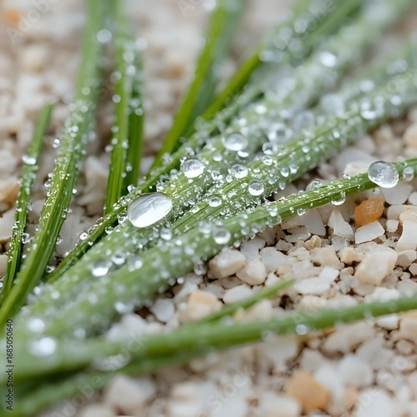 Obraz dew on the grass