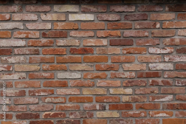 Obraz Mauer Hintergrundtextur. Roter Backstein.