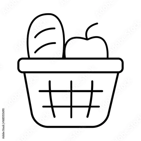 Obraz Food Donation icon. Vector icon design