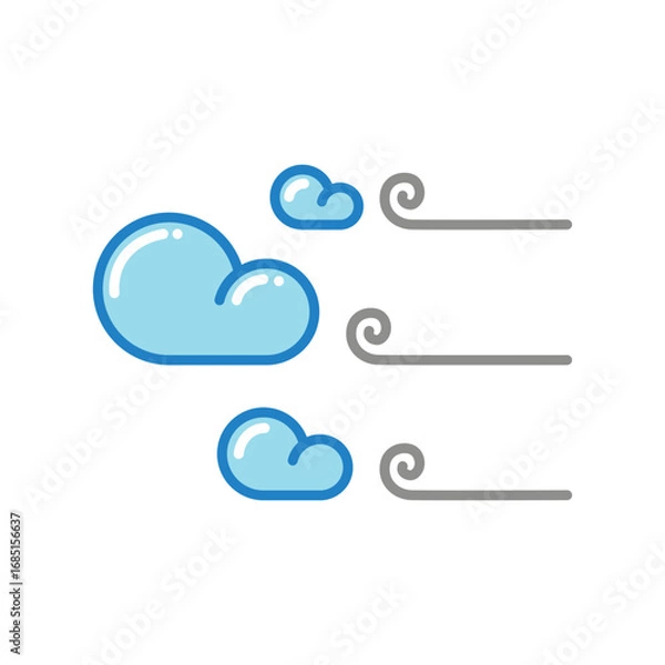 Obraz windy icon vector design template elegant style