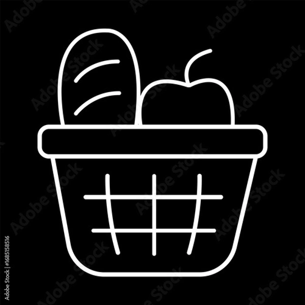 Obraz Food Donation icon. Vector icon design