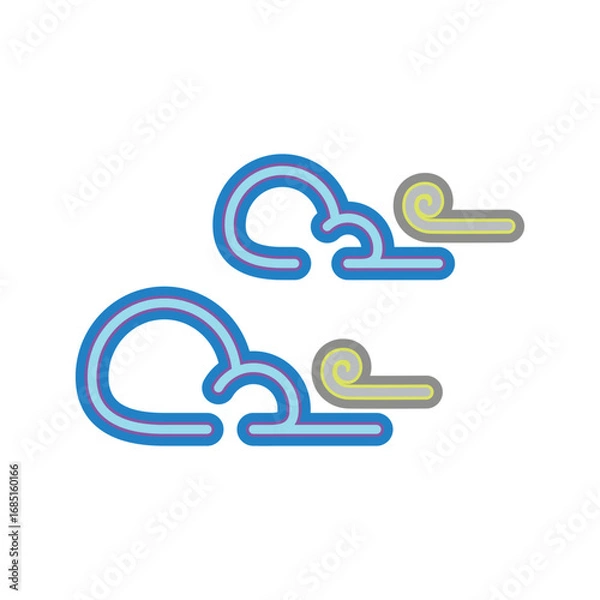 Obraz windy icon vector design template elegant style