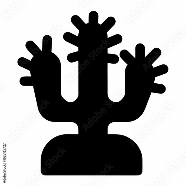 Obraz Desert Cactus Silhouette