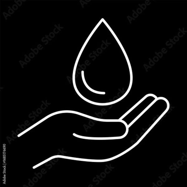 Obraz Blood Donation icon. Vector icon Design