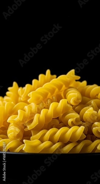 Fototapeta 黒闇に浮かぶ黄金の螺旋